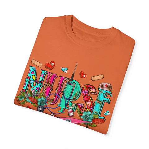 Colorful Nurse Graphic Unisex T-shirt - Perfect Gift for Healthcare Heroes
