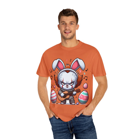 Easter Bunny Rock Star T-Shirt - Unisex Garment-Dyed Tee