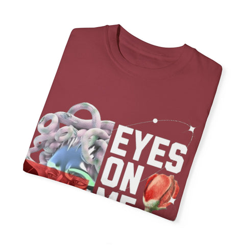Artistic Unisex Dreamy T-Shirt - 'Eyes on Me, Boys' Design