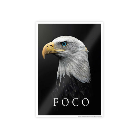 Eagle Focus Gloss Poster - Inspirational Wall Art for Home and Office