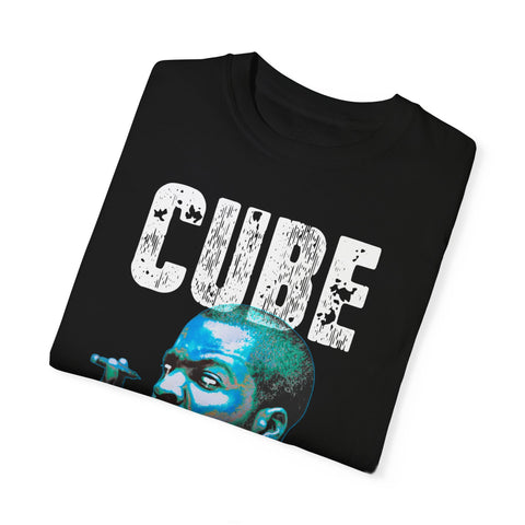 Vintage Cube Unisex Garment-Dyed T-Shirt | Retro Hip Hop Tee