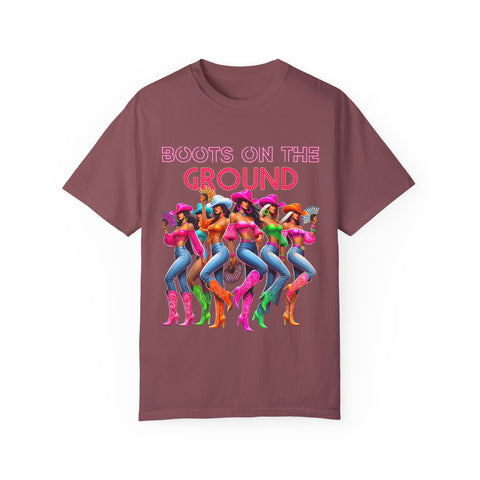 Boots on the Ground Unisex T-Shirt - Fun & Vibrant Graphic Tee for Fashion Lovers