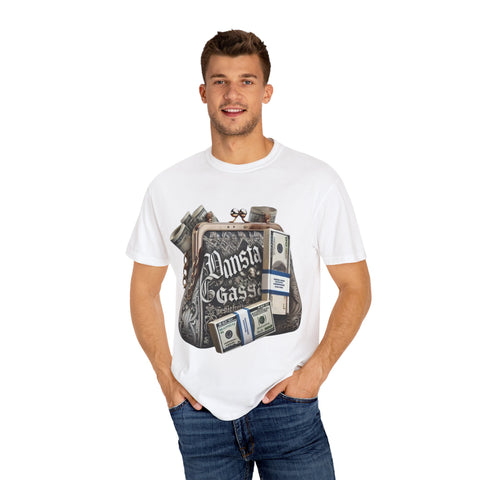 Gangsta Money Bag T-Shirt - Unisex Garment-Dyed Tee