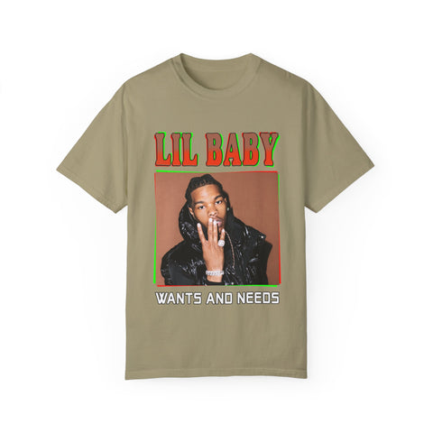 Unisex Lil Baby Graphic T-Shirt - Wants and Needs Collection