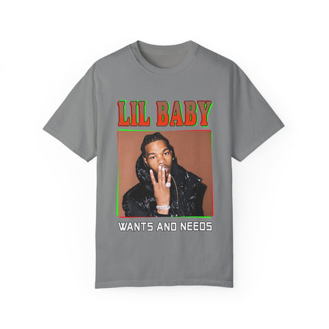 Unisex Lil Baby Graphic T-Shirt - Wants and Needs Collection