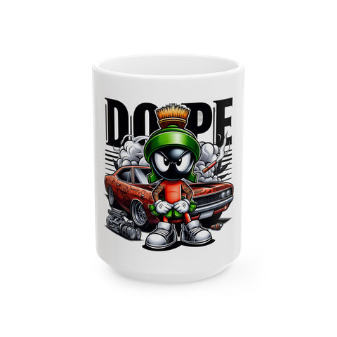 Dope Cartoon Character Ceramic Mug - Perfect Gift for Gamers & Animation Fans
