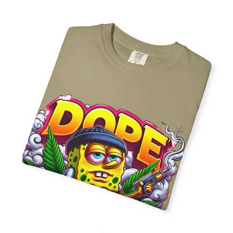 Retro Dope SpongeBob T-Shirt | Unisex Garment-Dyed Tee for Fun Vibes