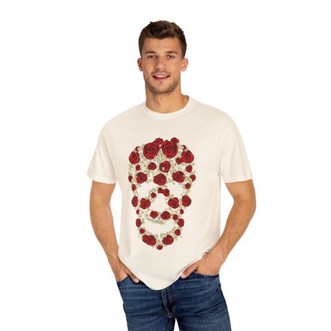 Floral Skull Unisex T-Shirt - Stylish Casual Wear for Creative Souls
