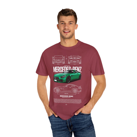 Mercedes-Benz Illustrated Unisex T-Shirt - Car Enthusiast Design