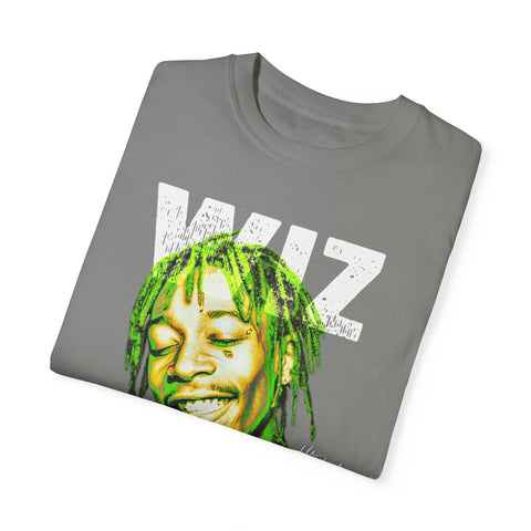 Unisex Garment-Dyed T-Shirt - Celebrate Wiz Khalifa's Legacy - Vibrant Graphic Tee