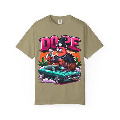 Cool Graphic T-Shirt - 'Dope' Vintage Cartoon Design