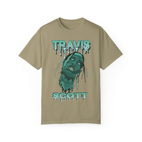 Unisex Travis Scott Dripping Graphic T-Shirt - Hip Hop Streetwear