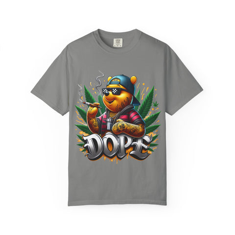 Cool Cannabis Bear Unisex T-Shirt - 'DOPE' Design