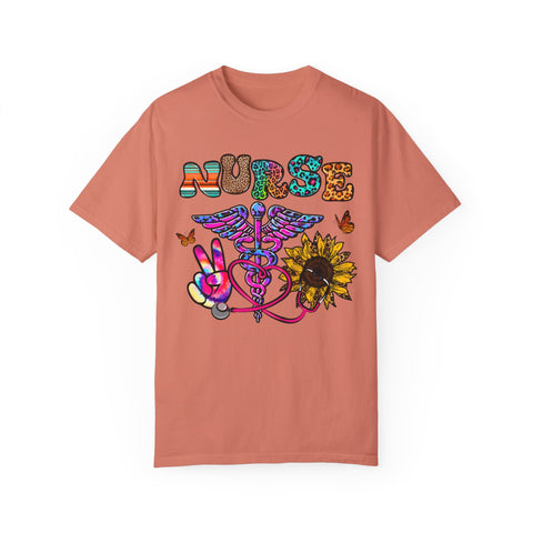 Colorful Nurse Graphic T-Shirt – Perfect for Healthcare Heroes