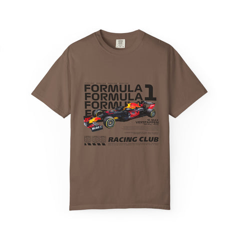 Racing Club Unisex Garment-Dyed T-Shirt - Formula 1 Graphic Tee
