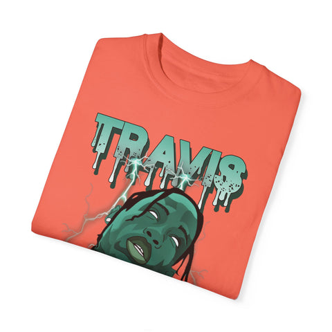 Unisex Travis Scott Dripping Graphic T-Shirt - Hip Hop Streetwear