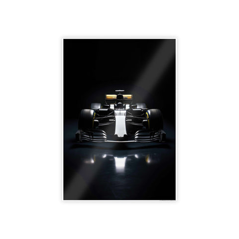 Sleek F1 Race Car Gloss Poster - Perfect for Auto Enthusiasts and Home Decor