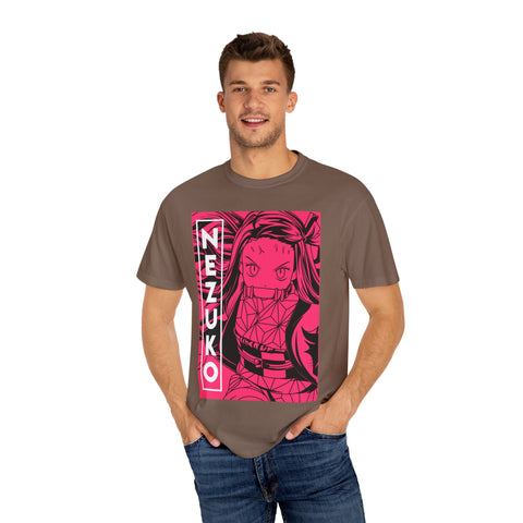 Nezuko Anime T-Shirt - Unisex Garment-Dyed Tee