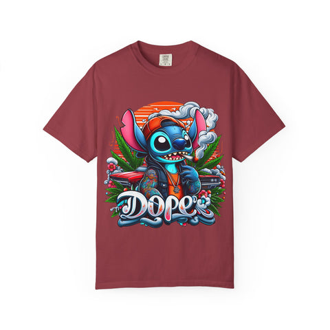 Dope Stitch Unisex Garment-Dyed T-Shirt | Vibrant Graphic Tee for Casual Style