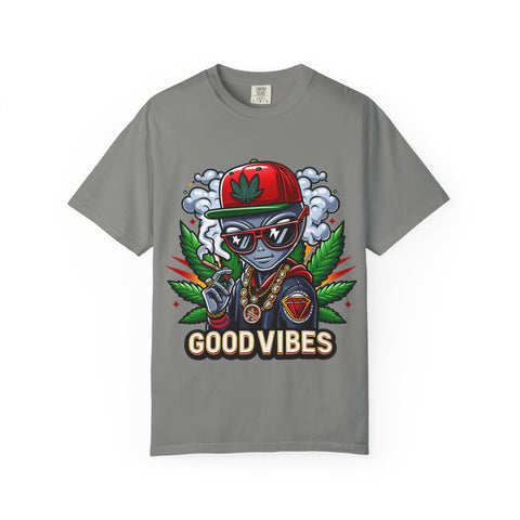 Good Vibes Unisex T-Shirt - Stylish Garment-Dyed Tee for Chill Moments