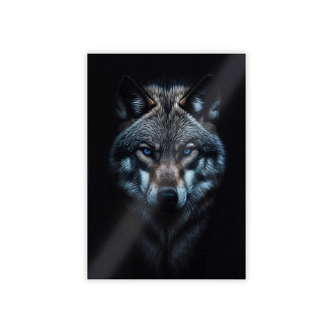 Majestic Wolf Gloss Poster | Stunning Wall Art for Nature Lovers