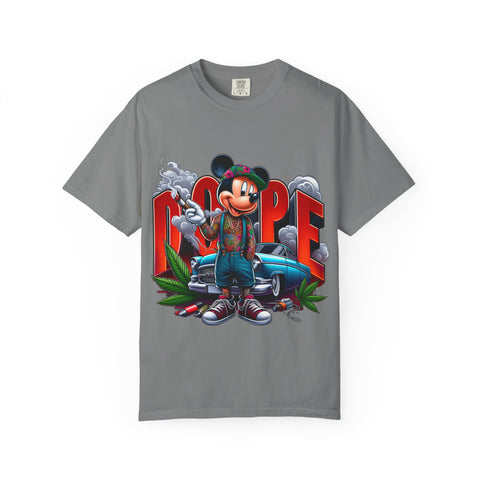 Dope Mickey Mouse Unisex Garment-Dyed T-shirt