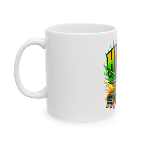 High Skeleton Ceramic Mug - 11oz & 15oz Options