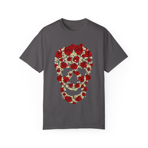 Floral Skull Unisex T-Shirt - Stylish Casual Wear for Creative Souls