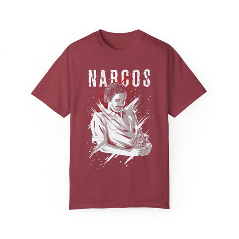 Narcos-Themed Unisex Garment-Dyed T-Shirt for Fans