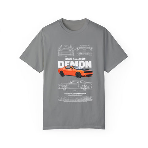 Dodge Challenger Demon T-Shirt - Unisex Vintage Car Tee