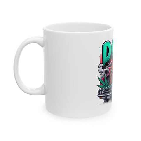 Dope Cartoon Mug - Retro Style Ceramic Coffee Cup (11oz & 15oz)