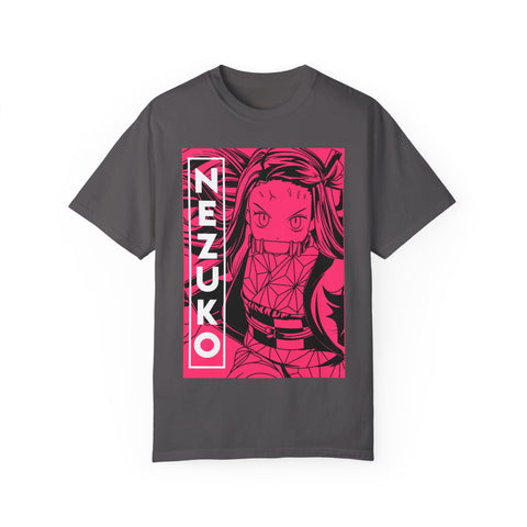 Nezuko Anime T-Shirt - Unisex Garment-Dyed Tee