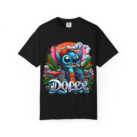 Dope Stitch Unisex Garment-Dyed T-Shirt | Vibrant Graphic Tee for Casual Style