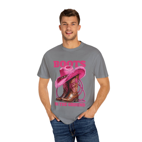 Bohemian Style Unisex T-Shirt - "Boots on the Ground"
