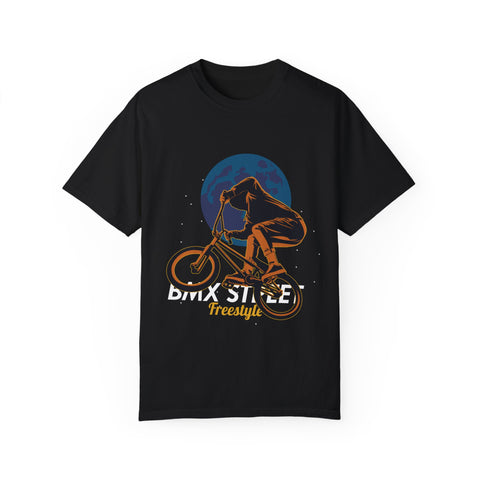 BMX Style Freestyle Unisex Garment-Dyed T-Shirt
