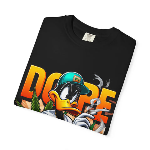 Dope Duck Graphic Unisex T-Shirt – Cool Casual Wear for Car Lovers & Street Style Enthusiasts