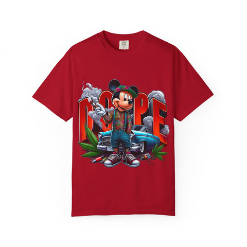Dope Mickey Mouse Unisex Garment-Dyed T-shirt