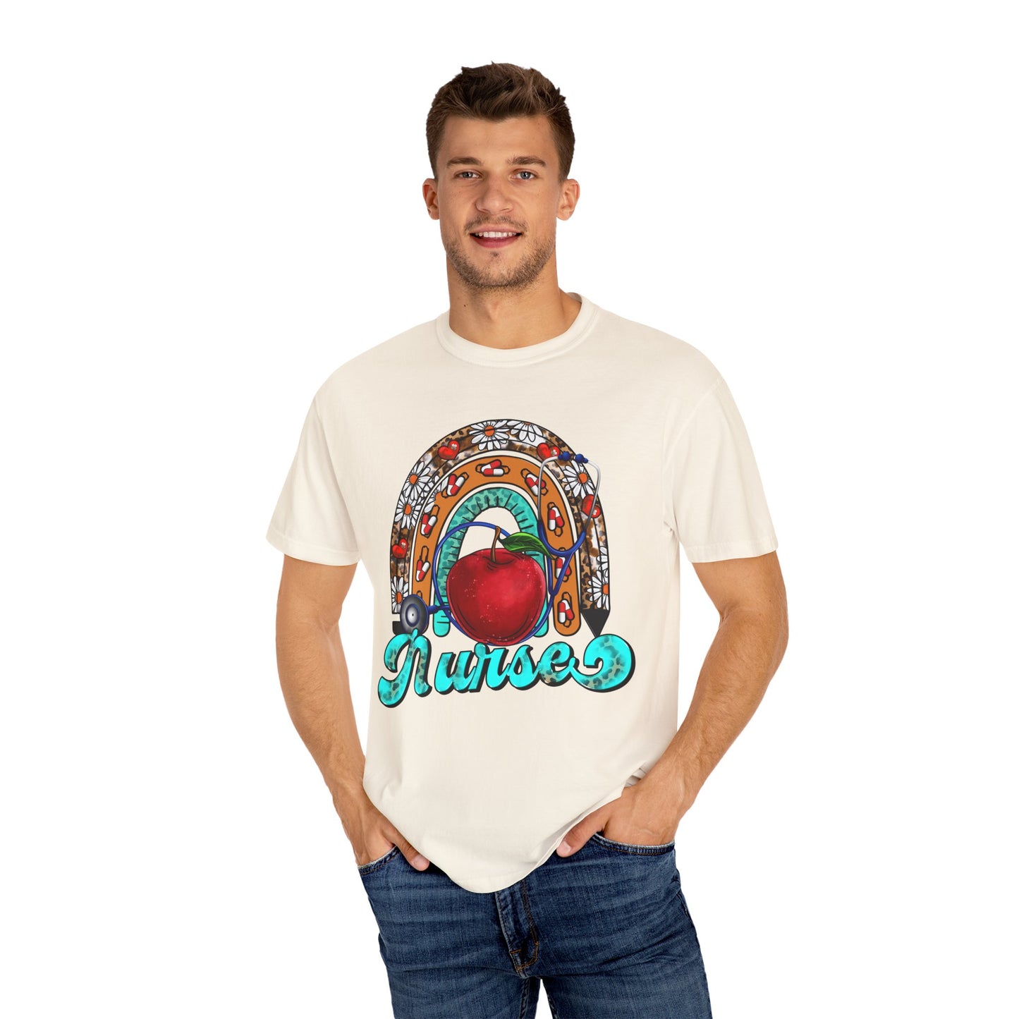 Colorful Nurse Rainbow T-Shirt – Perfect Gift for Healthcare Heroes