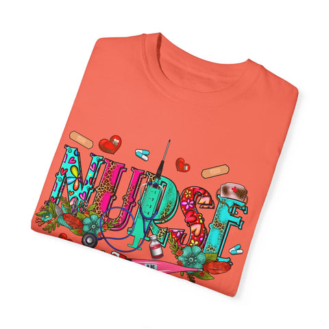 Colorful Nurse Graphic Unisex T-shirt - Perfect Gift for Healthcare Heroes