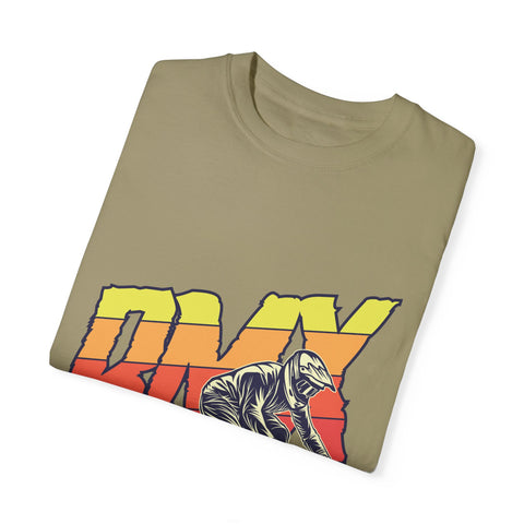 BMX Rider Unisex Garment-Dyed T-Shirt | Retro Cycling Style