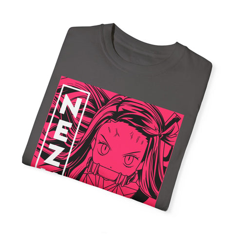 Nezuko Anime T-Shirt - Unisex Garment-Dyed Tee