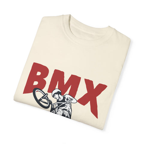 BMX Unisex Garment-Dyed T-Shirt - "When in Doubt Pedal It Out"