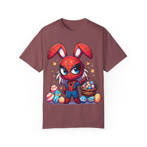 Easter Bunny Superhero T-Shirt - Unisex Garment-Dyed Tee