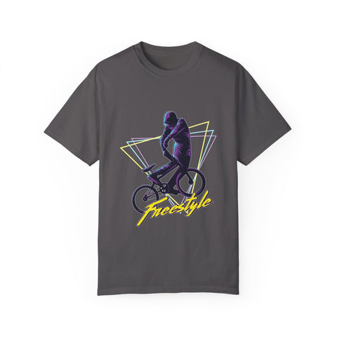 Unisex Freestyle Cycling T-Shirt - Retro Bike Art Tee