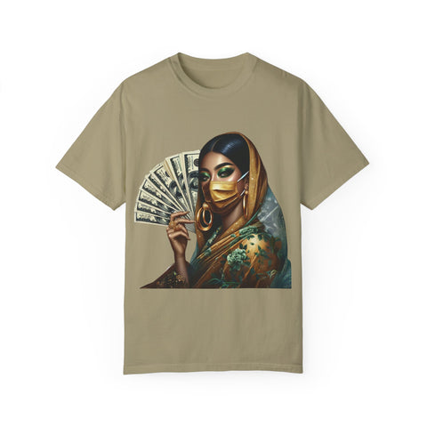 Stylish Woman with Money Graphic Unisex T-Shirt - Trendy Fashion Tee for Everyday Wear