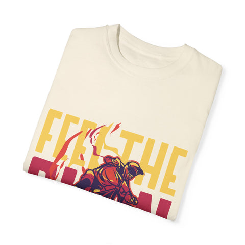 Unisex Feel the Burn Cycling T-Shirt - Perfect for Riders and Fitness Lovers