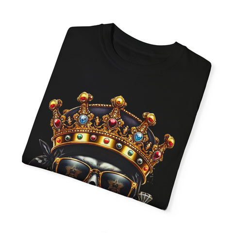 King Skull Graphic Unisex T-Shirt - Trendy Streetwear for Cool Casual Vibes