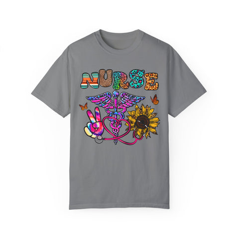 Colorful Nurse Graphic T-Shirt – Perfect for Healthcare Heroes