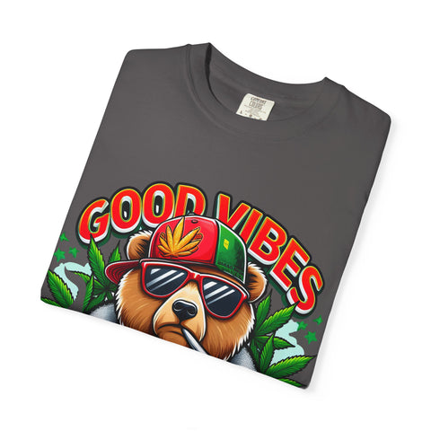 Good Vibes Unisex T-Shirt - Cool Bear Design