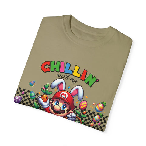 Chillin' with My Peeps Unisex T-Shirt - Fun & Colorful Graphic Tee for Easter Celebrations